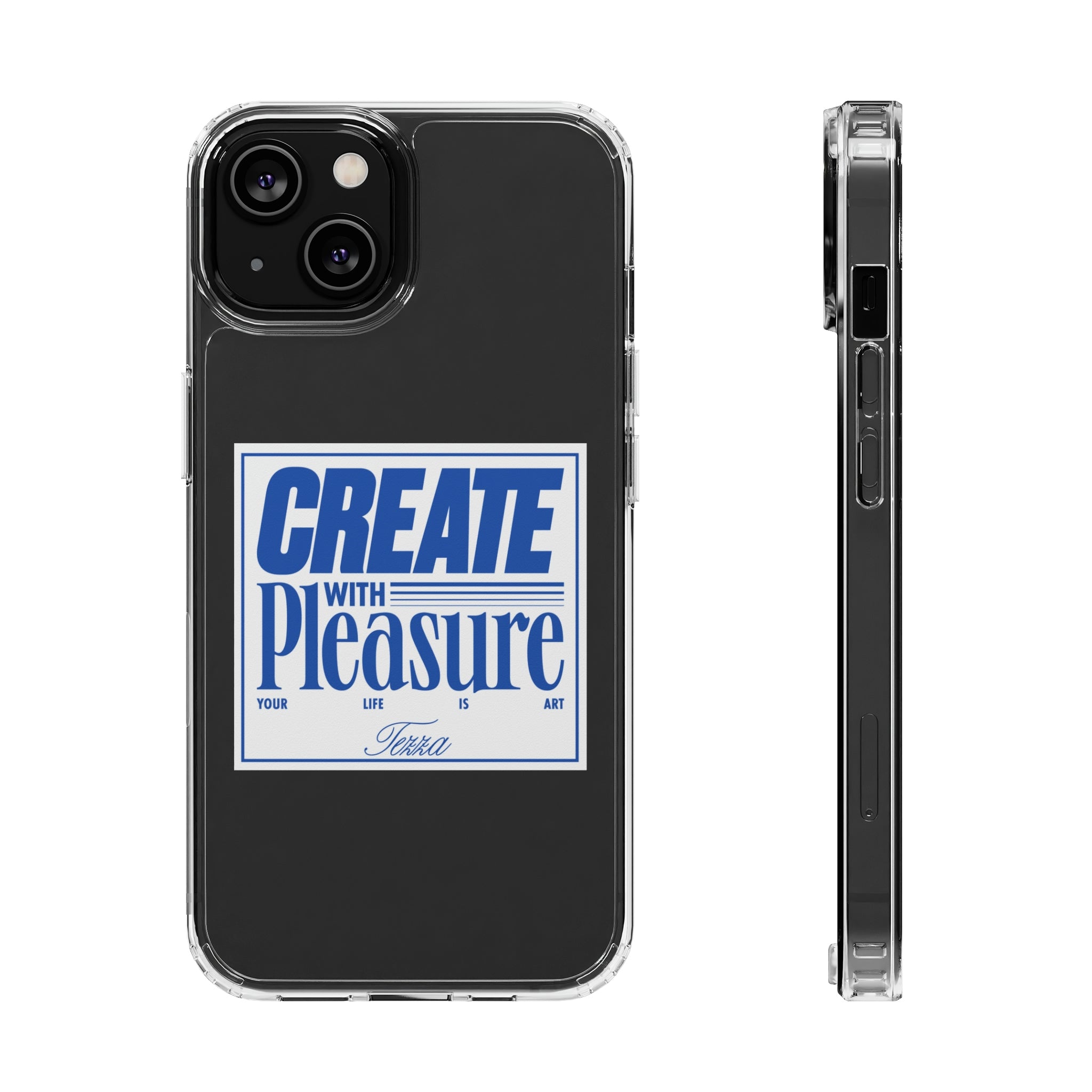 Create With Pleasure Clear Case