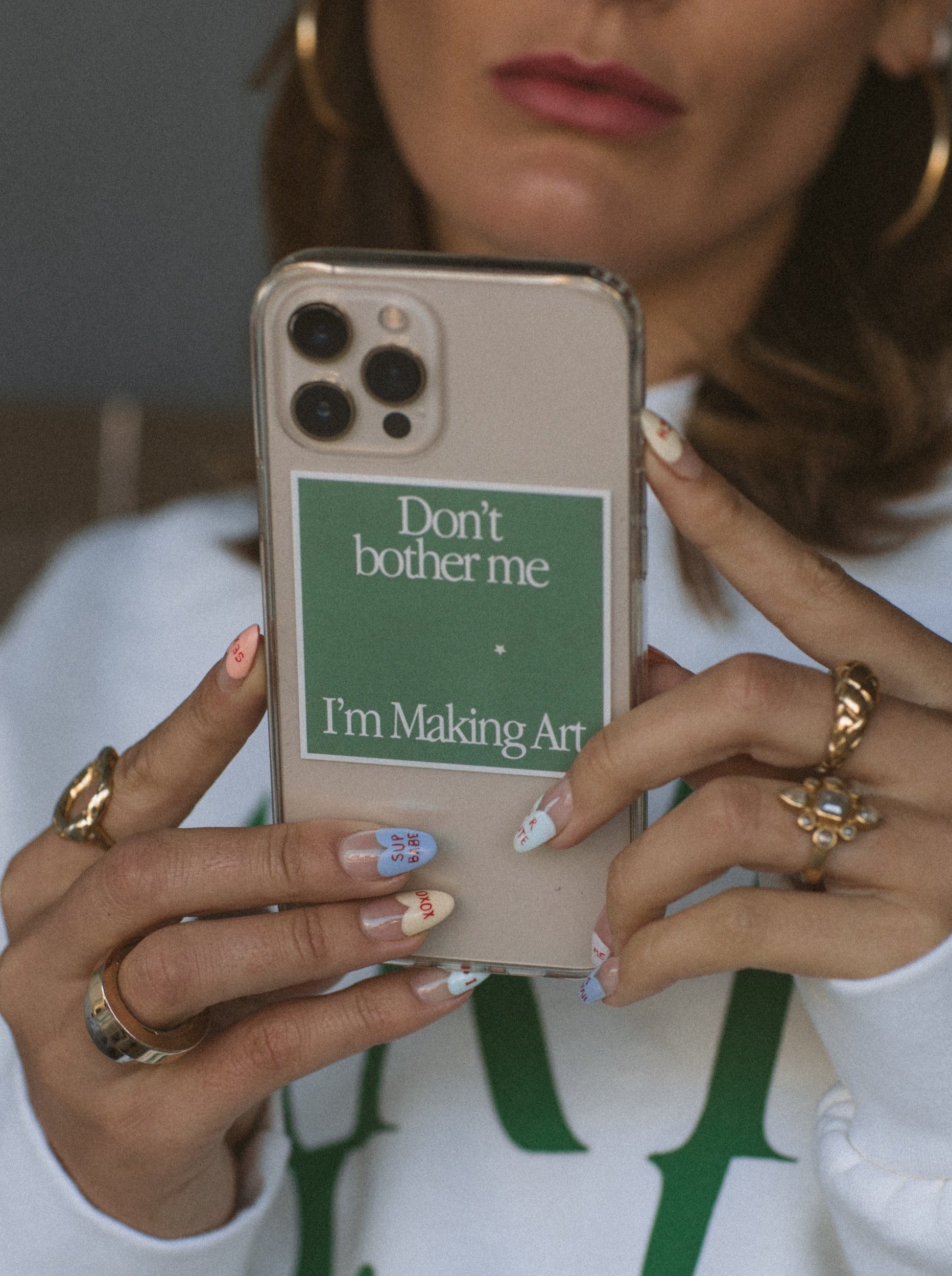 Don't Bother Me iPhone Case