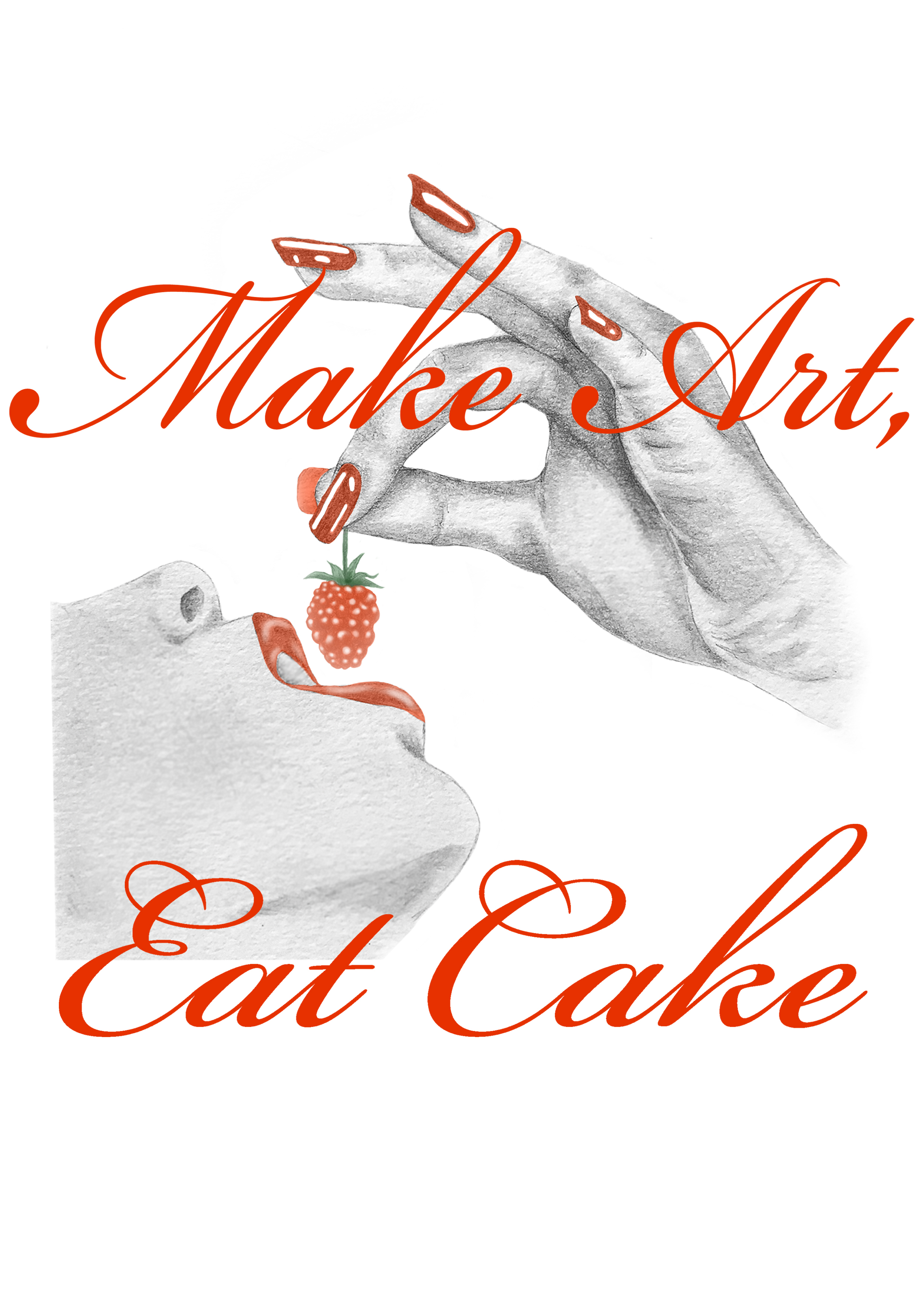 Make Art, Eat Cake Tee