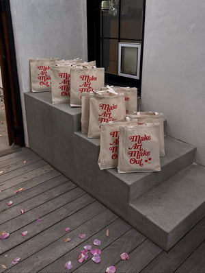 Make Art, Make Out Tote