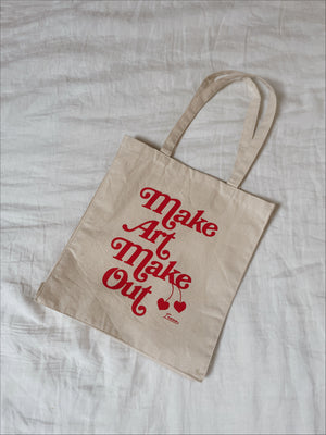 Make Art, Make Out Tote