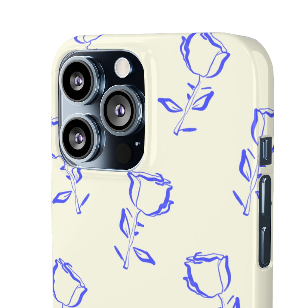 Blue Rose iPhone Case